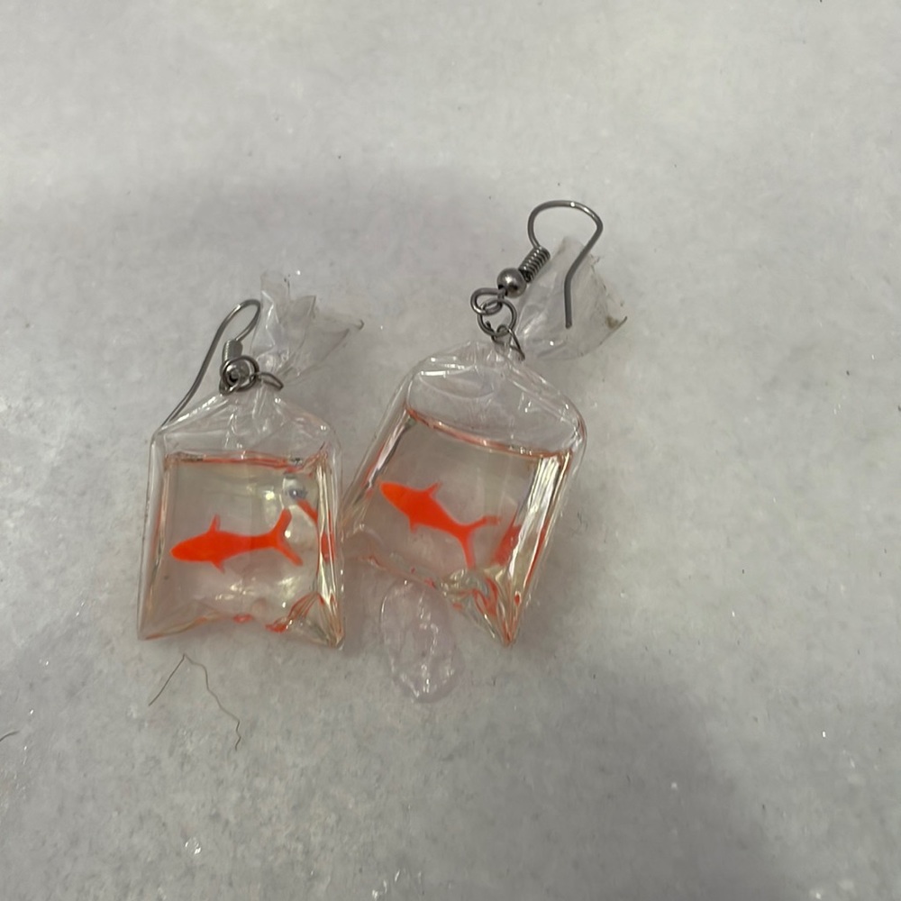 Goldfish earrings